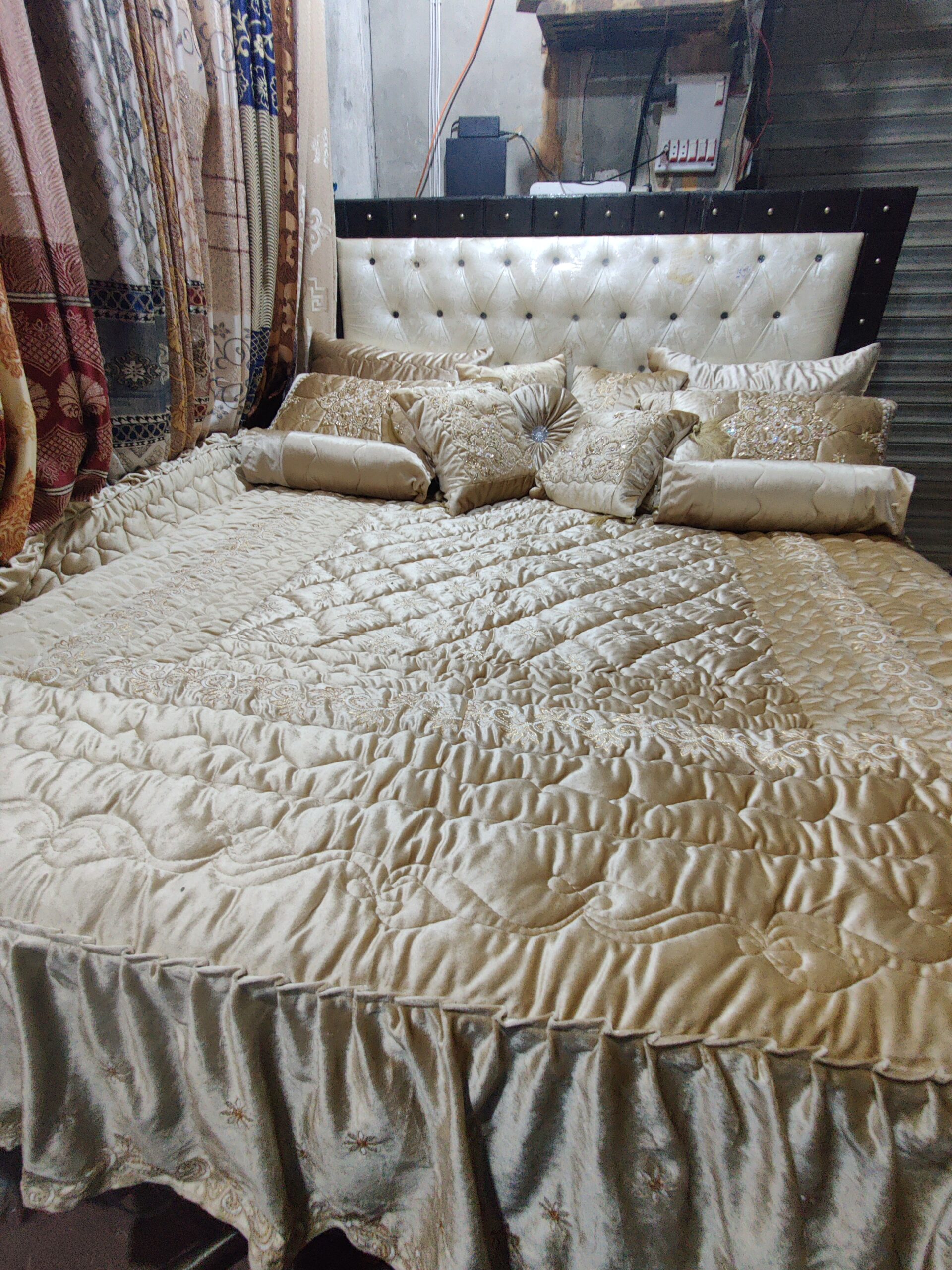 13PC Velvet Embroidered Cut Dana Comforter Set ABBA0 - SKIN - Image 6