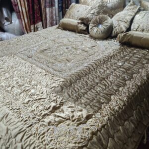 13PC Velvet Embroidered Cut Dana Comforter Set ABBA0 - COPPER